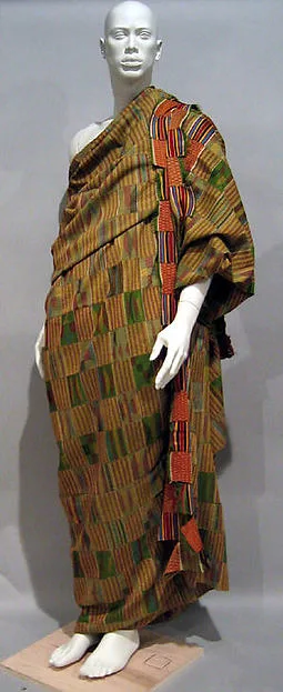 Kente Prestige Cloth, Asante peoples, 19th century